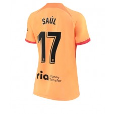 Atletico Madrid Saul Niguez #17 Tredjedrakt Kvinner 2022-23 Kortermet